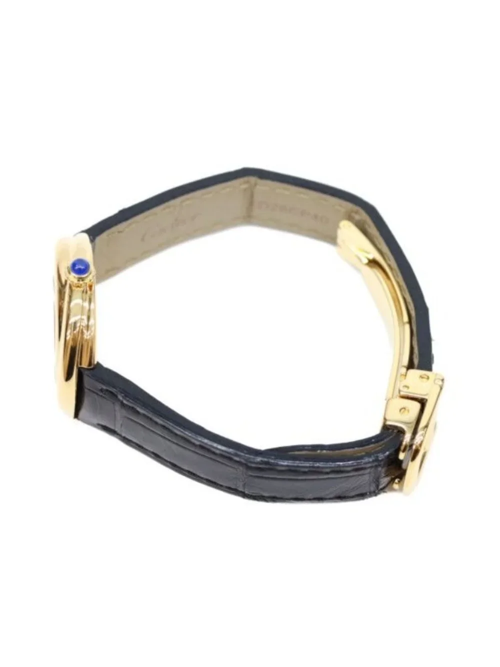 Cartier 925 Roman Silver Dial Must Trinity Vermeil Quartz